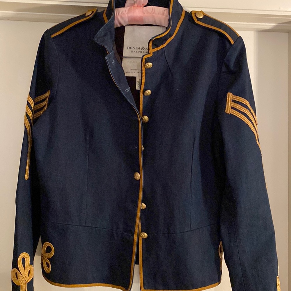 Ralph Lauren denim and supply navy military jacket